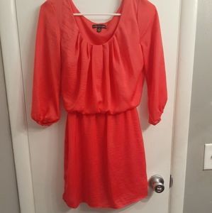 Charlotte russe orange dress size Small